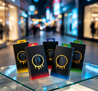 Boîte de cartouches vides jetables personnalisées 2g, cartouches colorées vides 2g UV Muhe MDs, emballage de cartouches jetables colorées vides 2g