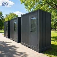 Cabine de salle de bain compacte multifonctionnelle de luxe tout-en-un pour l'extérieur avec armoire, douche et toilettes murales pour événements extérieurs