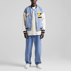 China Supplier Custom Print High Quality Cotton Light Washed <strong>Baggy</strong> <strong>Jeans</strong> <strong>Men</strong> - Product Image 4