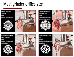 Hachoir à viande et machine à préparer la viande en promotion, moteur électrique 8840 pour hachoir à viande 1800W - Product Image 3