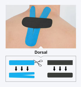 Muller Atletisch Japans V-Vorm Kinesiologie Sporttape Dubbel Gezicht Samenhangend Katoenen Verband 5Cm & 10Cm Lift Rimpels-Vrij Gezicht - Product Image 3