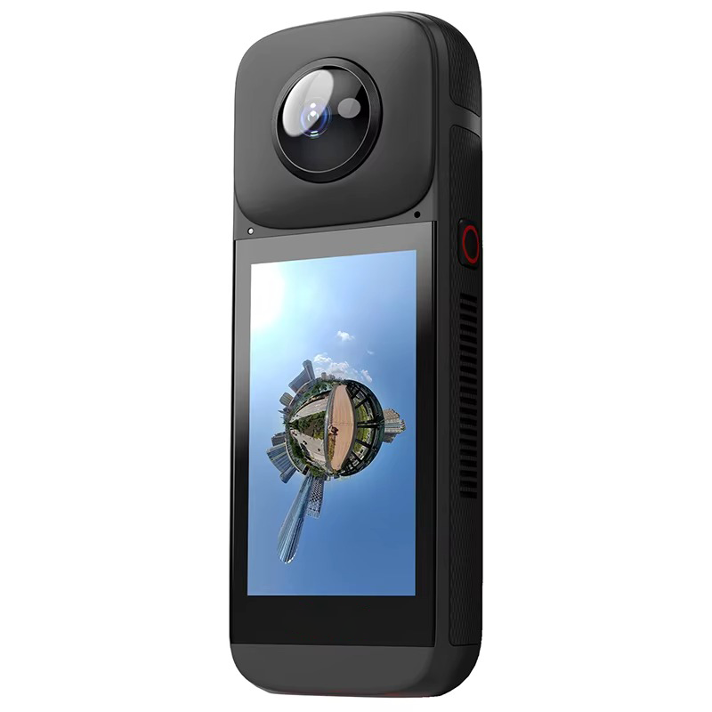 360 Vlog Camera with Touch Screen AI Editing for Live Streaming - Main Image