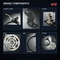 Support d'étrier de frein arrière double piston Talaria XXX 240 mm en aluminium CNC 7075 pour moto de conversion Surron Ultra Bee Light X LBX