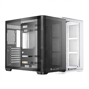 Caja de Ordenador para Juegos Jungle Leopard AC-01 Mid Tower ATX, Panel Lateral de Vidrio Templado Curvo, Frente de Malla de Acero y Aleación de Aluminio, USB - Product Image 3
