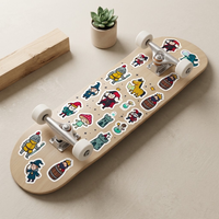 Autocollants personnalisés de fruits de dessin animé, ensemble d'autocollants d'animaux personnalisés, étiquettes décoratives imperméables pour journalisation, impression vinyle