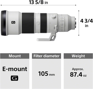 Lente Sony FE 400-800 mm F/6.3-8 G (SEL400800G) - Product Image 6
