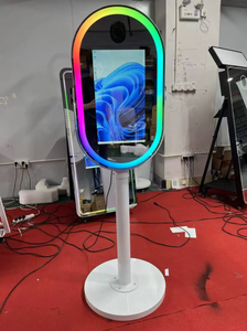 Machine photomaton miroir magique à écran tactile de forme ovale, très vendue, pour bar, mariage, fête, événement - Product Image 4