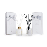 True Scent RTS 120ML Diffuseur Clair Bouteilles En Verre Diffuseur D'arôme Bouteille Boîte D'emballage Diffuseur De Roseau Coffret Cadeau