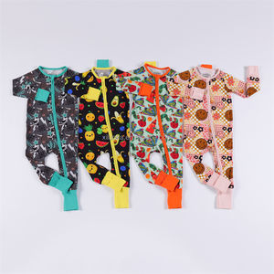Vários Impressão De Bambu Pijama Do Bebê Marca Famosa Custom <span class=keywords><strong>Baby</strong></span> Bamboo <span class=keywords><strong>Romper</strong></span> Mystery Box Bamboo Sleepers - Product Image 1
