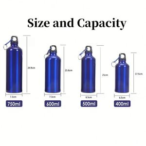 Bouteille d'eau en aluminium personnalisée et économique avec logo d'entreprise pour la promotion sportive en plein air - Product Image 3