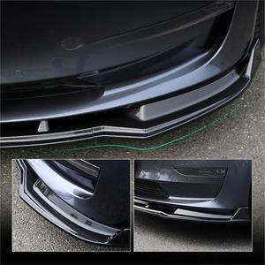 Nouveaux kits de carrosserie lèvre de pare-chocs avant ABS trois spoiler de pelle de Type <span class=keywords><strong>segment</strong></span>é pour Tesla modèle <span class=keywords><strong>3</strong></span> - Product Image 6