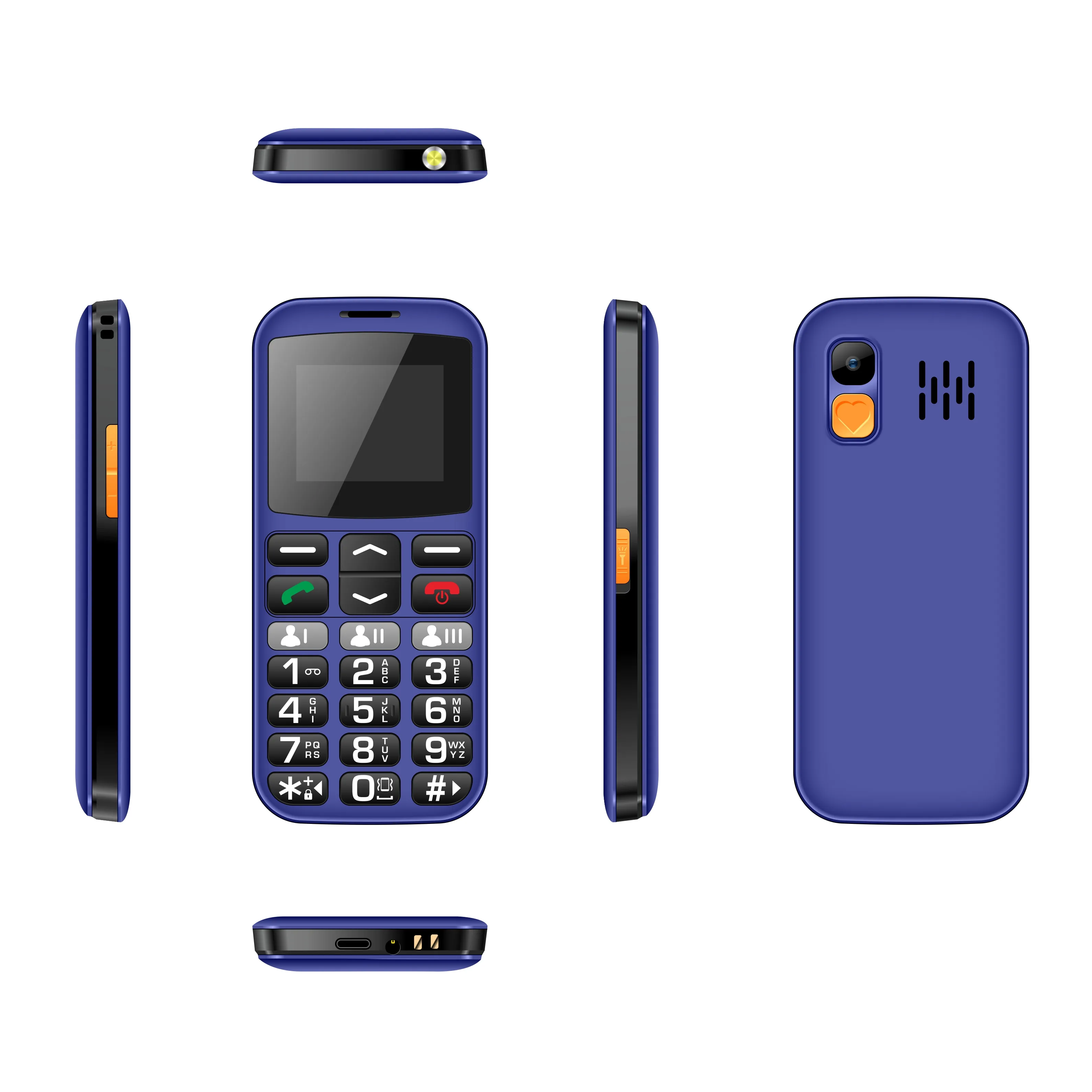 Tốt nhất bán 4G SOS điện thoại cao cấp Dual Sim Bar điện thoại di động 1.77inch GSM 4G điện thoại di động cho TECNO cho Itel cho Samsung điện thoại di động