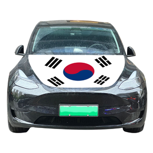 韩国汽车头罩旗韩国汽车发动机罩旗弹性爱国汽车发动机罩旗韩国发动机罩旗装饰 - Product Image 3