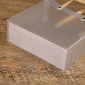 Bán Buôn trong suốt pptote túi nhựa Frosted PP cho quần áo Quà Tặng Bao bì túi mua sắm - Product Image 2