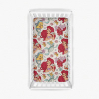 Drap-housse en bambou confortable toutes saisons pour lit de bébé, collection à motifs de dessins animés ludiques, bords élastiques sécurisés, s'adapte aux lits de bébé de taille standard