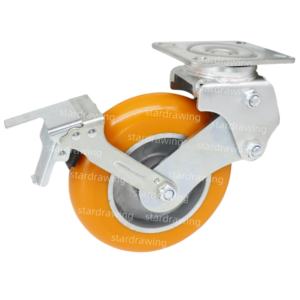 SS 100 125 150 200 MM Hochgeschwindigkeits-Federrad-Nachlauf-Stoßdämpfer-Nachlauf - Product Image 3