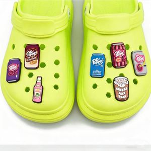 Dr Pepper Soda & Vintage Snack Themen-Clog-Charms PVC-Schuh-Charms für Clog-Dekorationen Großhandel - Product Image 2