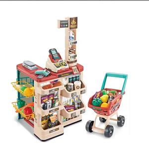 Caisse enregistreuse électrique avec scanner, machine à cartes, <span class=keywords><strong>jouet</strong></span> de jeu de <span class=keywords><strong>supermarché</strong></span> - Product Image 3