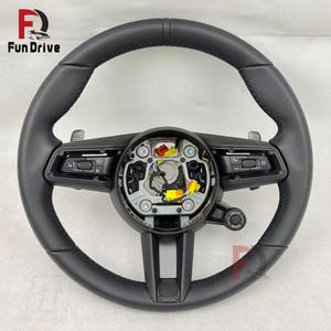 Volante de Cuero Personalizado para <span class=keywords><strong>Porsche</strong></span> Cayenne 955 957 958 Cayenne <span class=keywords><strong>Boxster</strong></span> <span class=keywords><strong>986</strong></span> 987 981 Panamera 970 971 356 911 997 - Product Image 1