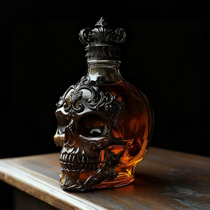 Chai rượu, chai thủy tinh, chai rượu vang, chai rượu whisky, chai nước ngọt kiểu dáng độc đáo, có sẵn trong kho - Product Image 4