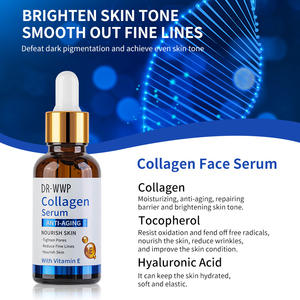 Suero de Cúrcuma, Vitamina C, Ácido Kójico y Colágeno <span class=keywords><strong>DR</strong></span>-WWP, 30 ml, Esencia Facial Hidratante, Nutritiva, Iluminadora y Antienvejecimiento para el Cuidado de la Piel - Product Image 4