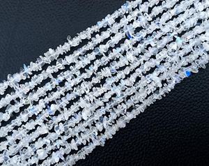 หินมูนสโตนสีรุ้งธรรมชาติยาว16นิ้ว2019แบบไม่เจียระไนแบบเรียบของแท้จากผู้ผลิต - Product Image 3