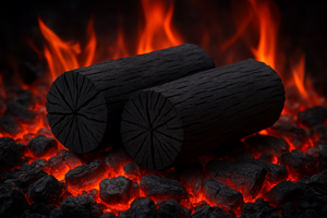 Natural Lychee Hardwood Black Charcoal Lump 3% Ash Quemadura de larga duración Calor limpio para cocinar barbacoa - Product Image 6