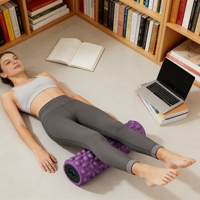 Rodillo de Espuma Vibratorio Profesional y Duradero, Rodillo de Yoga Eléctrico para Entusiastas del Fitness y Amantes del Yoga