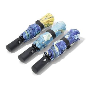 Parapluie pliant de voyage léger à ouverture automatique de 23 pouces, style populaire personnalisé avec logo promotionnel pour hommes et femmes - Product Image 4