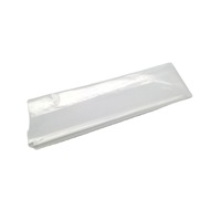 Sacs en plastique transparents PE de grande taille pour vêtements, sacs anti-poussière jetables en plastique, pochettes suspendues en film plat pour un usage domestique plus propre