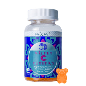 Good Tasty Vitamin C Gummies Sabor a naranja Vitamina C y extracto de sodio Vitamina C de alta potencia para el apoyo inmunológico para adultos - Product Image 1