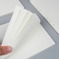 Großhandel A5 6-Ring Loseblatt Notizbuch Nachfüllpapier 45 Blatt Punktraster Planer-Einlagen 100g/m²