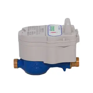 SIERJIA DN20 blue body brass meter with a lib prepaid water meter Can be used for household and apartment water use