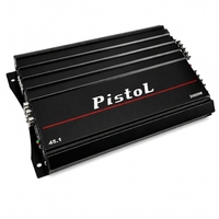 Amplificateur de voiture PISTOL KW-45.1 4 canaux 3000W de crête 450W RMS Classe AB 4 Ohms stable avec amplification des basses et filtre passe-bas