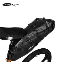 Saco de ciclismo à prova d'água, grande bolsa de ciclismo, assento traseiro, personalizado, preto, embalagem de bicicleta