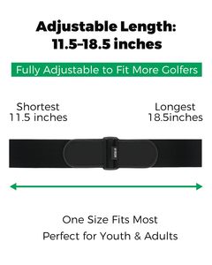 Bande de bras réglable pour entraînement de golf avec LOGO personnalisé, aide à la pratique du swing, pour la fixation de la position des bras, la formation de la mémoire musculaire et le contrôle de la trajectoire du swing - Product Image 5