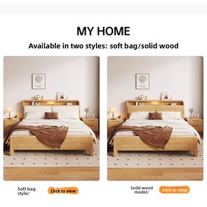 <span class=keywords><strong>Lit</strong></span> <span class=keywords><strong>bas</strong></span> en bois massif, style nordique moderne et <span class=keywords><strong>simple</strong></span>, multifonctionnel pour la maison, <span class=keywords><strong>lit</strong></span> double 1,8 m, <span class=keywords><strong>lit</strong></span> <span class=keywords><strong>simple</strong></span> 1,5 m, vente directe d'usine - Product Image 4