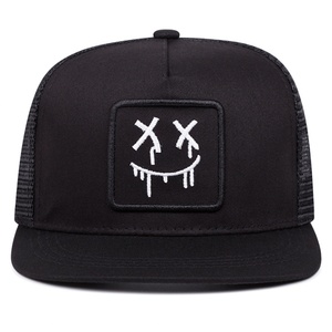 Nouvelle casquette de baseball unisexe avec broderie visage souriant, polyvalente, toutes saisons, mode, chapeau de soleil à visière, vente en gros fabricant - Product Image 3