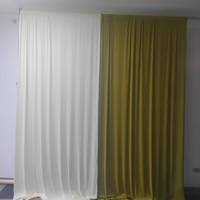 Rideau de fond extensible 4 directions 190 g/m² en Poly Spandex épais, couleur et taille personnalisées, pour événements de mariage et supports de trépieds