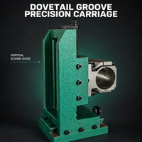 Table coulissante verticale universelle avec chariot à angle droit pour les travaux et opérations de tournage de précision des métaux