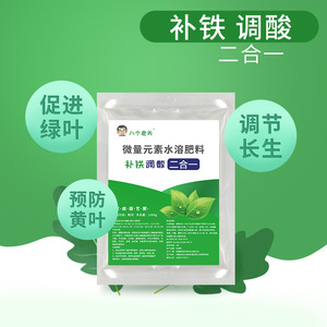 Supplément de fer et engrais régulateur d'acidité granulaire soluble dans l'eau pour plantes acharment de l'acide, telles que la gardénia et le jasmin - Product Image 2