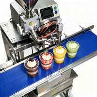 Machine automatique électrique 2026 pour le remplissage de confiture dans le pain / Machine à décorer les gâteaux à la crème / Machine à garnir les pâtisseries à la crème