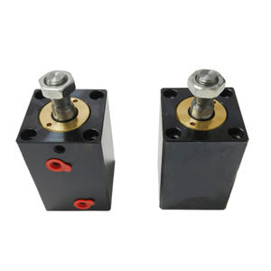 התקנה אנכית שמן חוט חיצוני צילינדרים קטנים מרובע צילינדר הידראולי עבור מכונת דפוס - Product Image 2