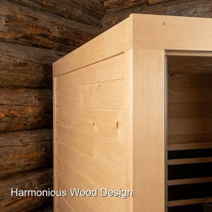Cabina de Sauna Infrarroja de Grado Comercial con Calentadores de Carbono de Bajo EMF y Panel de Control Digital para Centros de Bienestar - Product Image 5