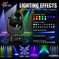 Projecteur LED mobile 200W RGBW avec contrôle DMX512 pour éclairage de scène DJ, vente en gros usine