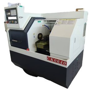 Mini High Speed Precision Cnc Torno Metal Cutting Lathe Machine Flat <b>Bed</b> Small Metal Horizontal Educational Cnc Lathe Machine - Product Image 1