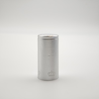 Bouchon à vis en aluminium et plastique éco-responsable avec impression sérigraphiée pour l'emballage de spiritueux, de rhum et de boissons haut de gamme