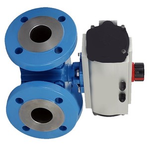 Válvula de Bola Neumática de Alta Calidad, Clase 150, de 3 Vías, con Doble Actuador y Extremo Bridado de 2 Pulgadas - Product Image 5
