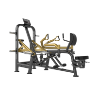 Équipement de fitness professionnel commercial : Machine à charge libre pour entraînement unilatéral et bilatéral – Extension de jambe assise
