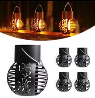Lampe solaire de flamme de simulation pour décor de jardin extérieur étanche balcon terrasse pendentif lumière de jardin